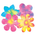 Roylco Color Diffusing Paper Flowers, 80 Per Pack, 3 Packs (R-2440-3)