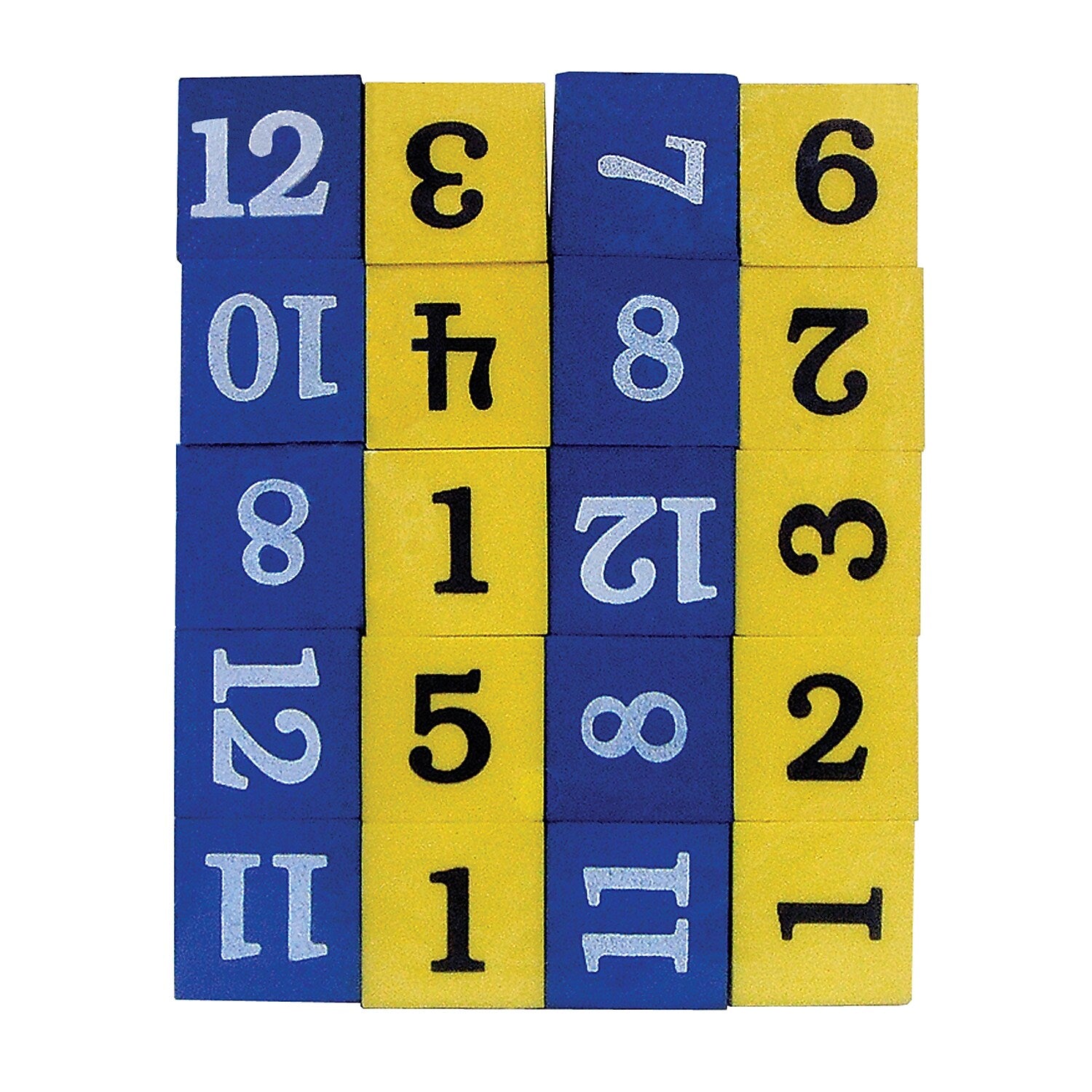 Teacher Created Resources Foam Numbered Dice (Numerals 1-12), 20 Per Pack, 3 Packs (TCR20609-3)