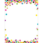 Teacher Created Resources Confetti Computer Paper, 8.5" x 11", 50 Sheets/Pack, 6 Packs (TCR2735-6)