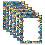 Teacher Created Resources Superhero Computer Paper, 50 Sheets Per Pack, 6 Packs (TCR5629-6)