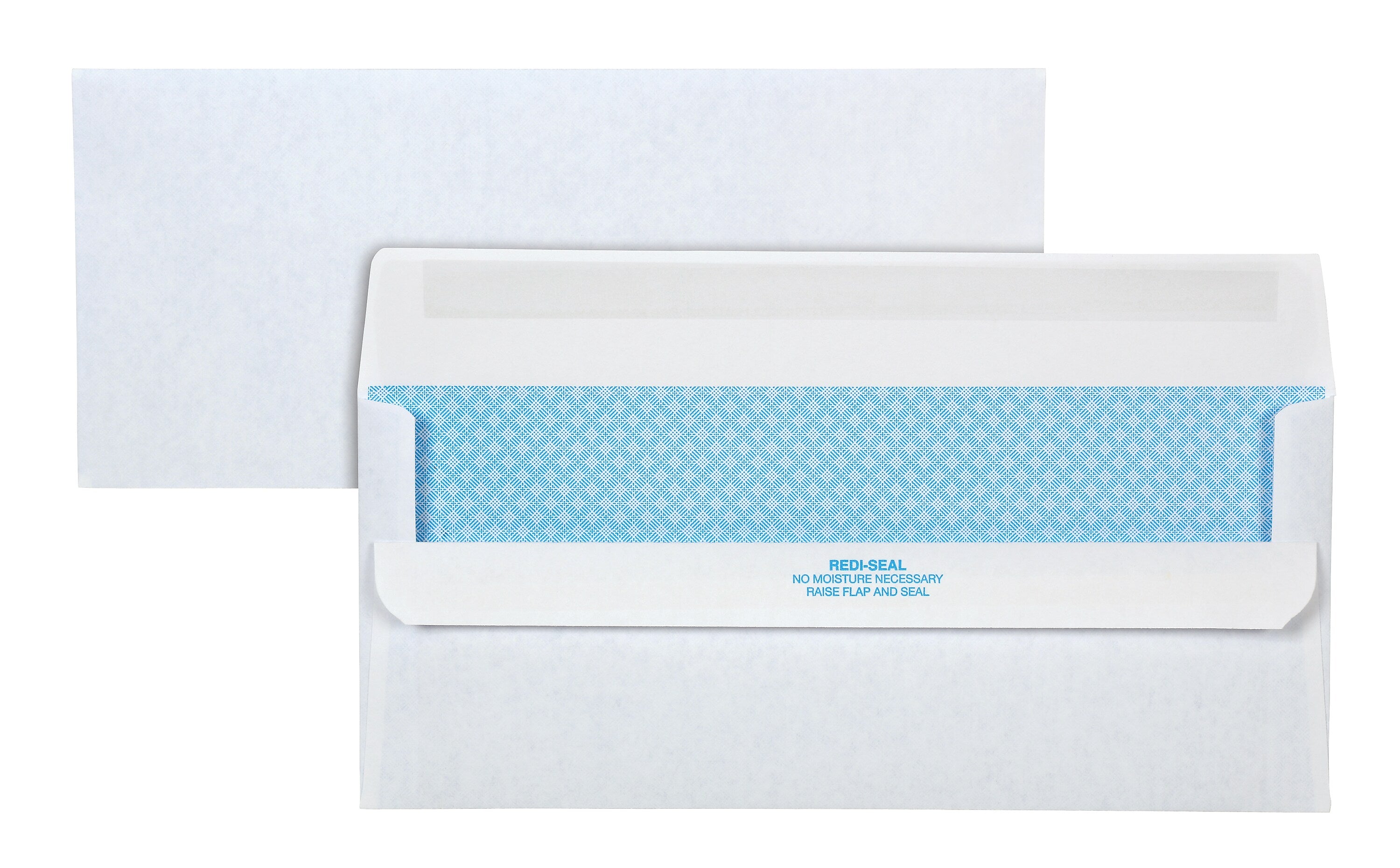 Quality Park Redi-Seal Security Tinted Business Envelopes, 4 1/8" x 9 1/2", White, 500/Box (QUA11218)