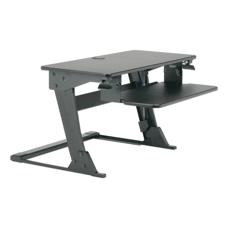 AbilityOne SKILCRAFT Desktop Sit-Stand Workstation, Black (7110016810786)
