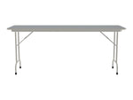 Correll Folding Table, 72" x 24", Gray (CF2472TF-15)