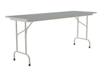 Correll Folding Table, 72" x 24", Gray (CF2472TF-15)