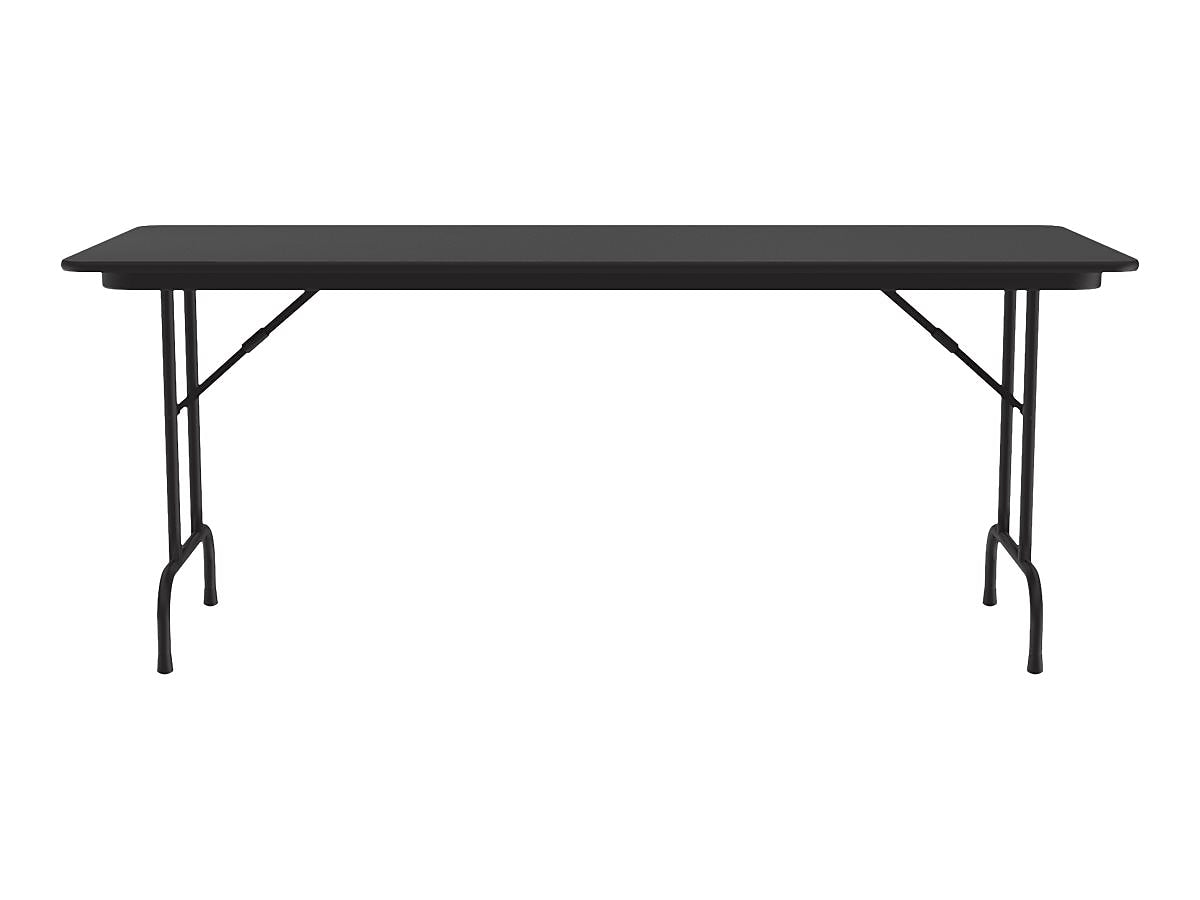 Correll Folding Table, 60" x 30", Black (CF3060TF-07)