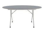 Correll Folding Table, 62" Dia., Gray (CF60TF-15)