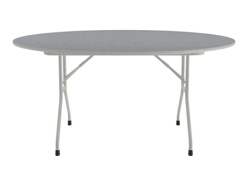 Correll Folding Table, 62" Dia., Gray (CF60TF-15)
