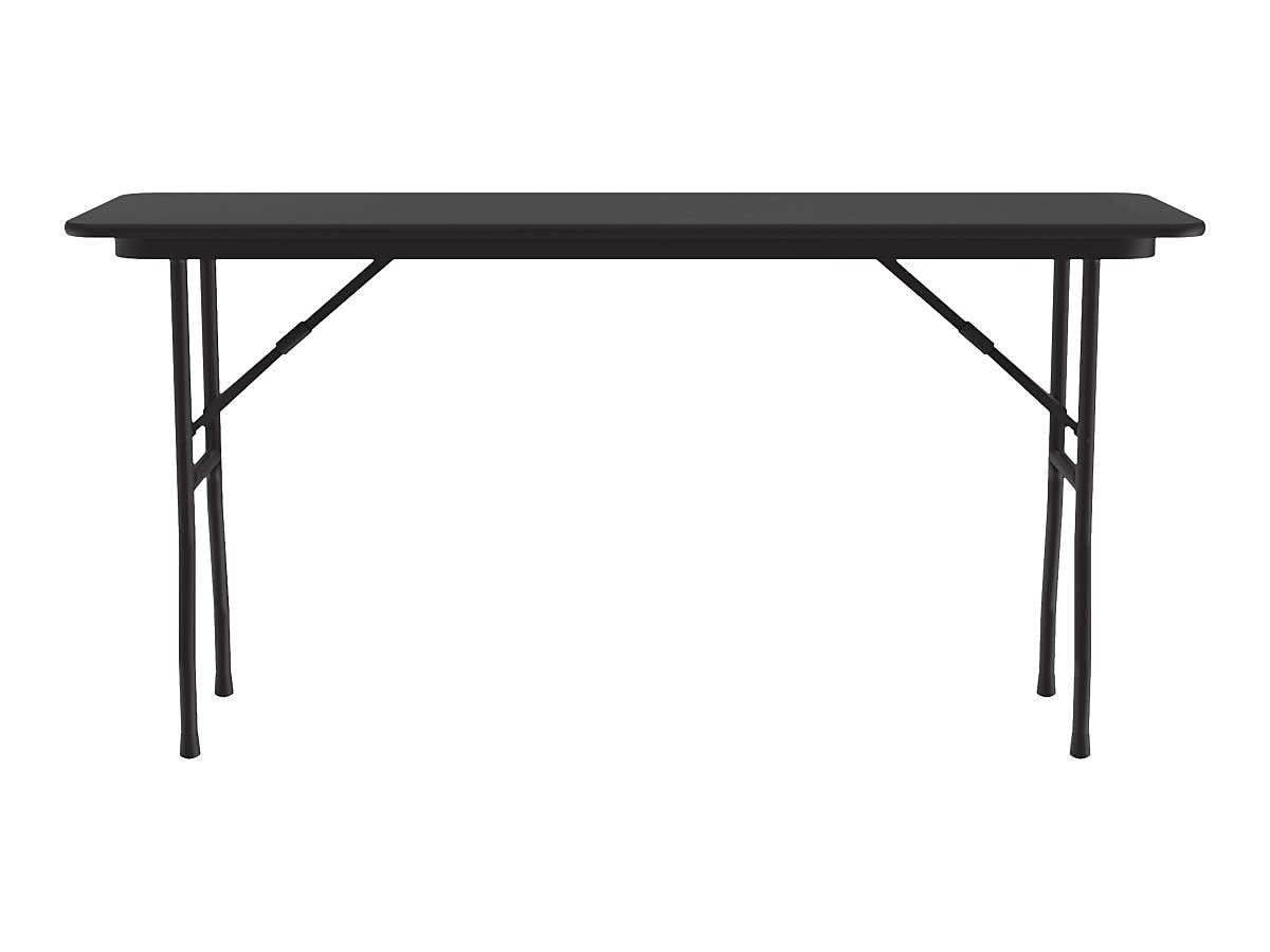 Correll Folding Table, 72" x 18", Black (CF1872TF-07)