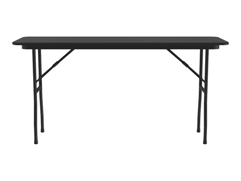 Correll Folding Table, 72" x 18", Black (CF1872TF-07)