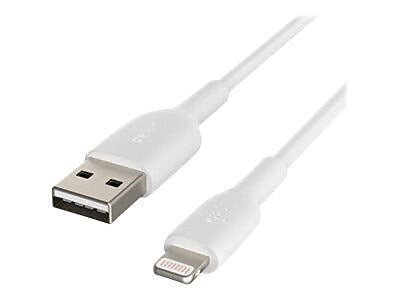 Belkin BOOST CHARGE 10' Lightning to USB A Cable, White (CAA001BT3MWH)