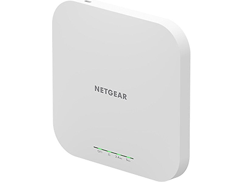 Netgear AX1800 Dual Band WiFi 5 Access Point, White (WAX610-100NAS)