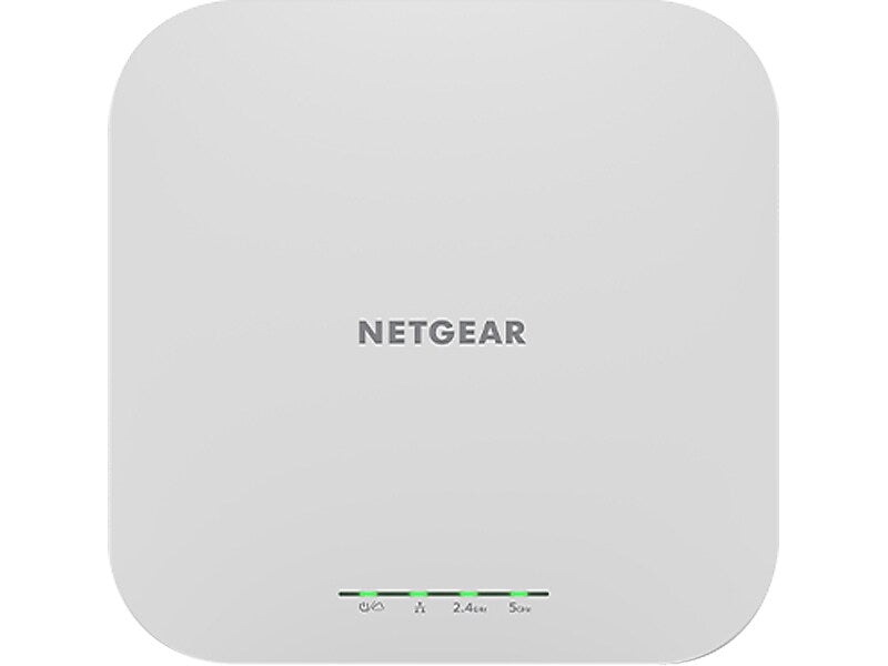 Netgear AX1800 Dual Band WiFi 5 Access Point, White (WAX610-100NAS)