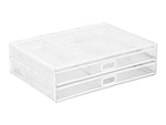 Mount-It! Riser with Storage, Up to 32" Monitor, White (MI-7365W)