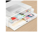 Mount-It! Riser with Storage, Up to 32" Monitor, White (MI-7365W)