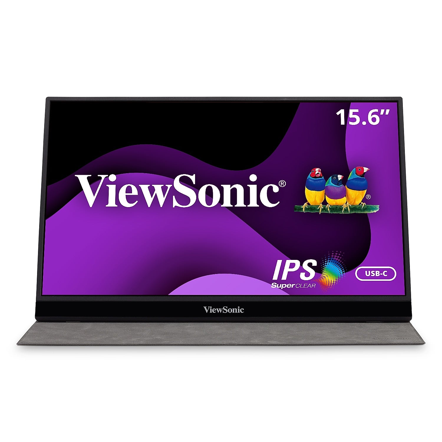 ViewSonic 15.6" 60Hz LCD Monitor, Black (VG1655)
