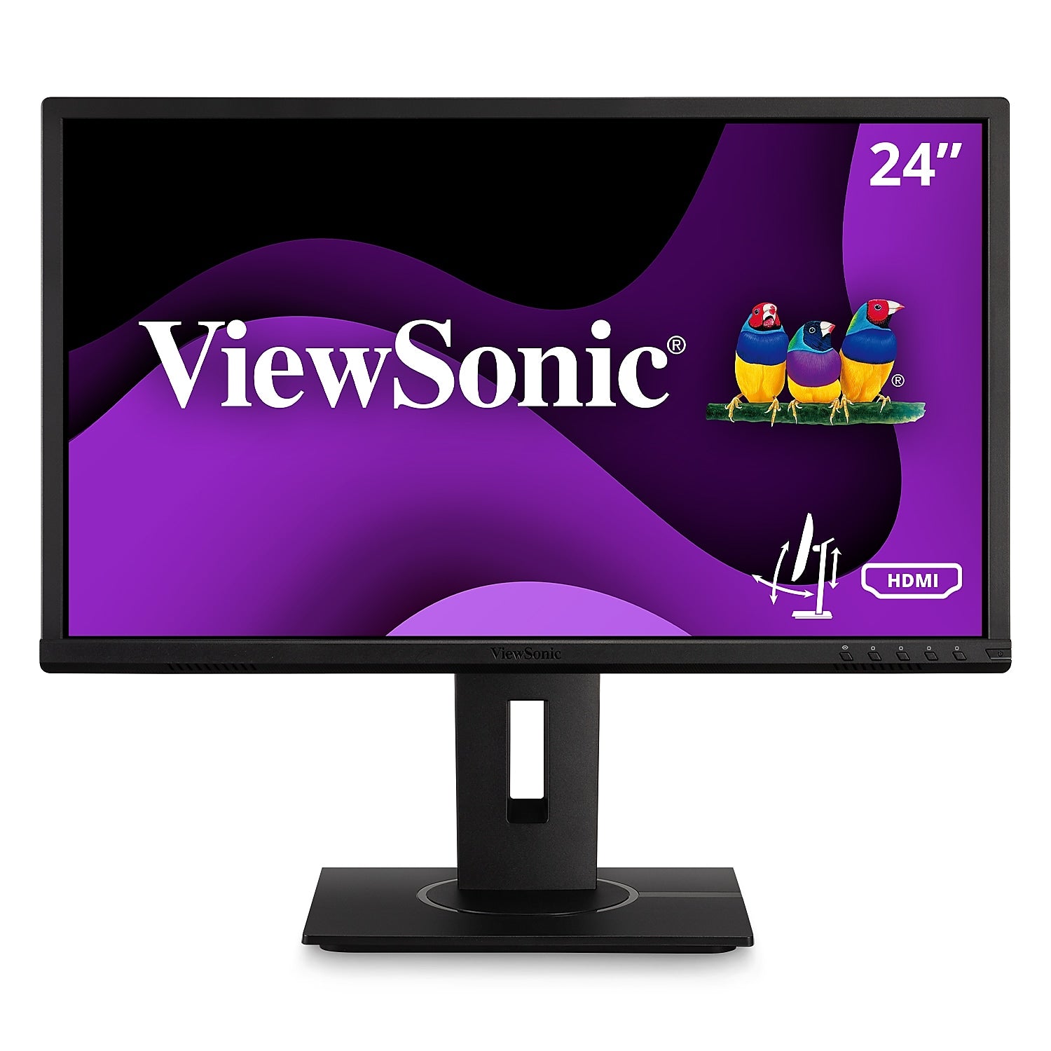 ViewSonic Ergonomic 24" 60Hz LCD Monitor, Black (VG2440)