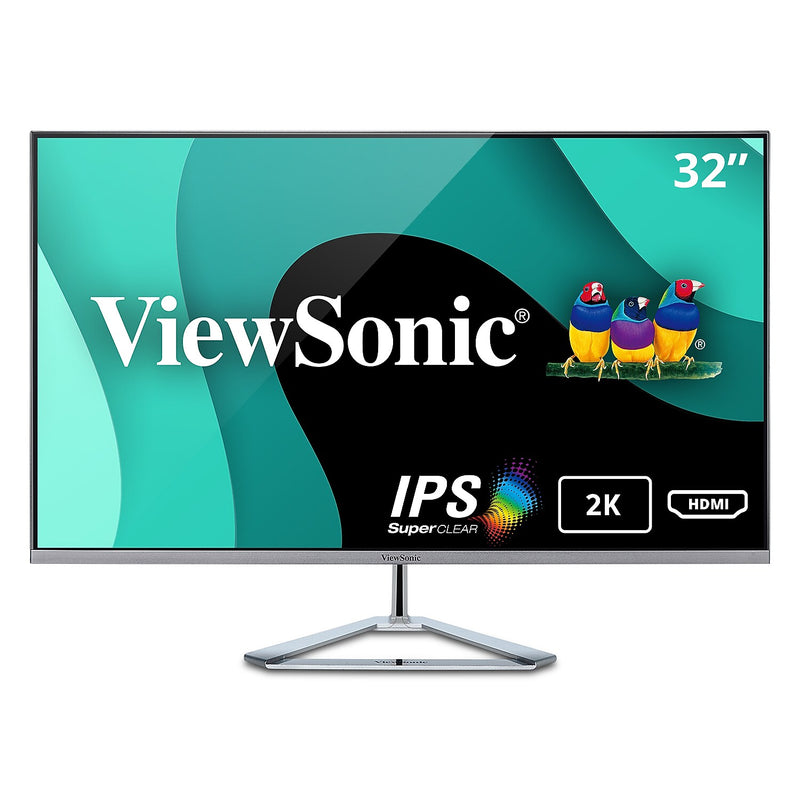 ViewSonic 32" 75Hz LCD Monitor, Black (VX3276-2K-MHD)