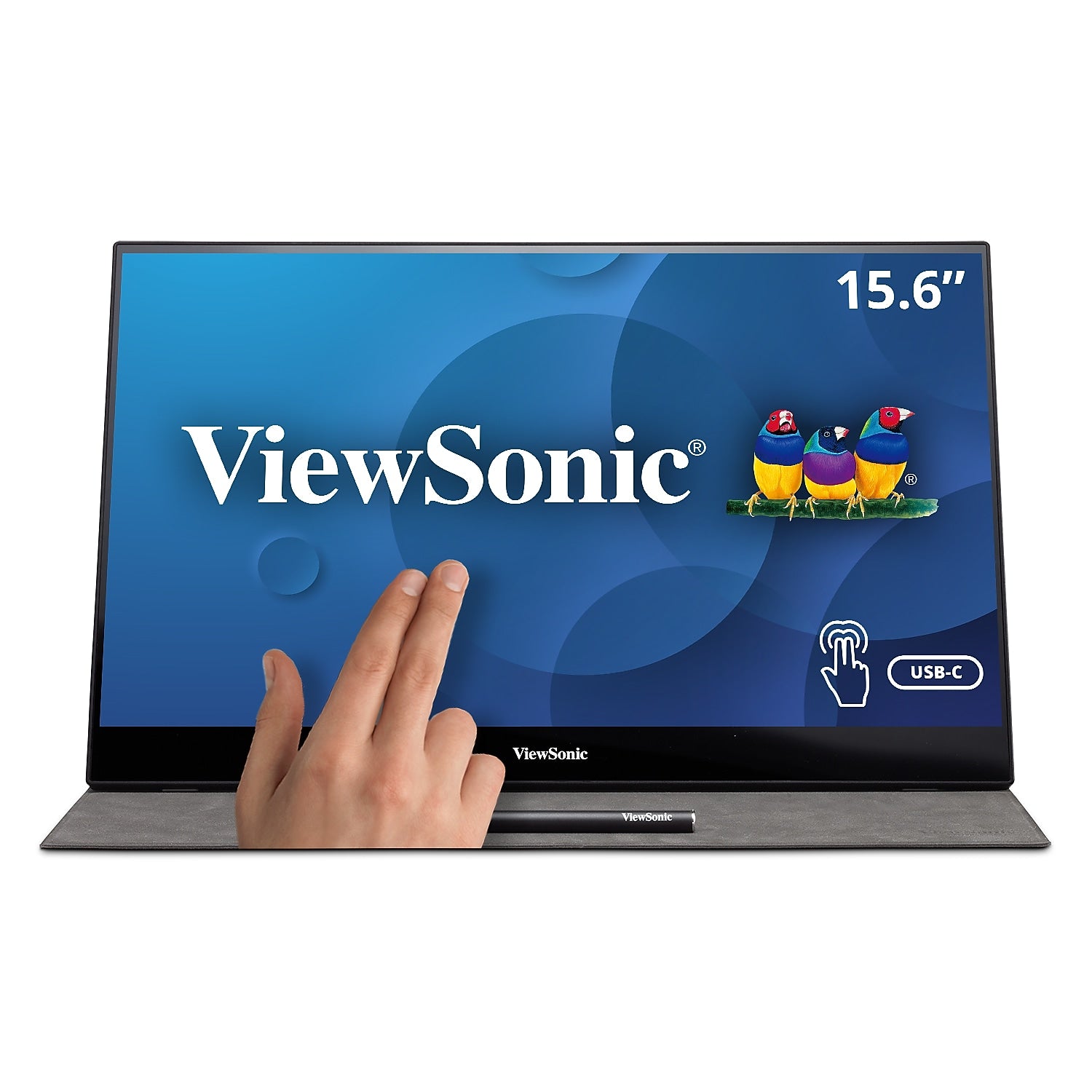 ViewSonic 15.6" 60Hz LED Monitor, Black (TD1655)