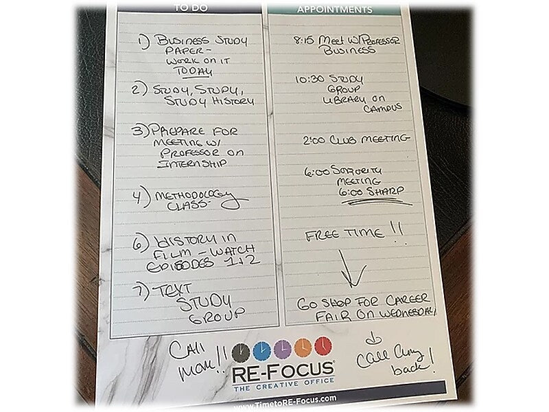 RE-FOCUS THE CREATIVE OFFICE Premium Legal Pad, Ruled, 8.5" x 11.75", Blue, 30 Sheets/Pad, 2 Pads (40001)