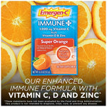 Emergen-C Immune Plus Vitamin C Supplement Powder, Super Orange, 30/Pack (F85898100042T)