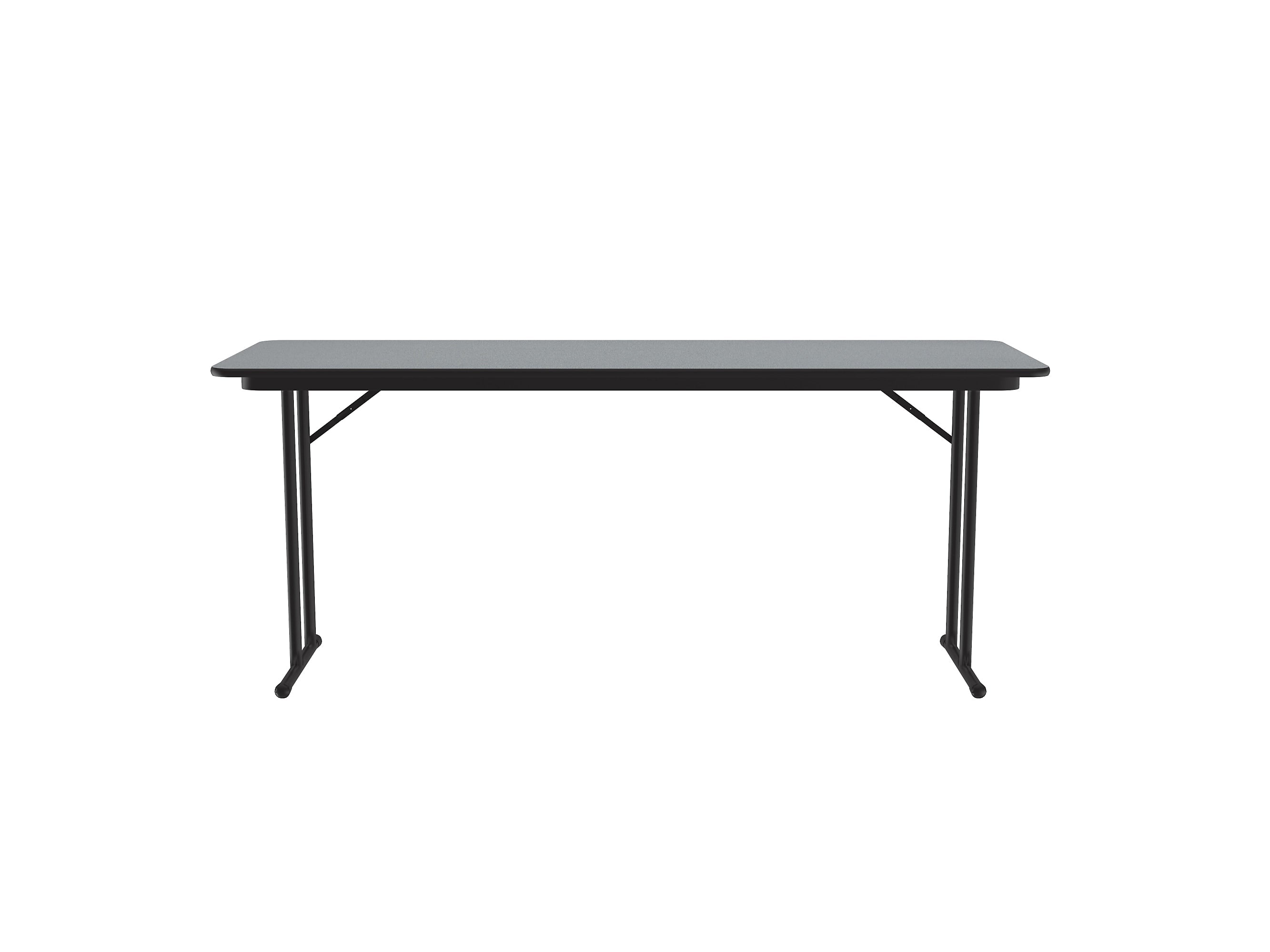 Correll Folding Table, 60" x 24", Gray Granite/Dove Gray (ST2460TF-15)