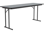 Correll Folding Table, 60" x 24", Gray Granite/Dove Gray (ST2460TF-15)