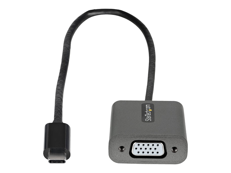 StarTech 1.3' USB C to SVGA Cable, Black (CDP2VGAEC)