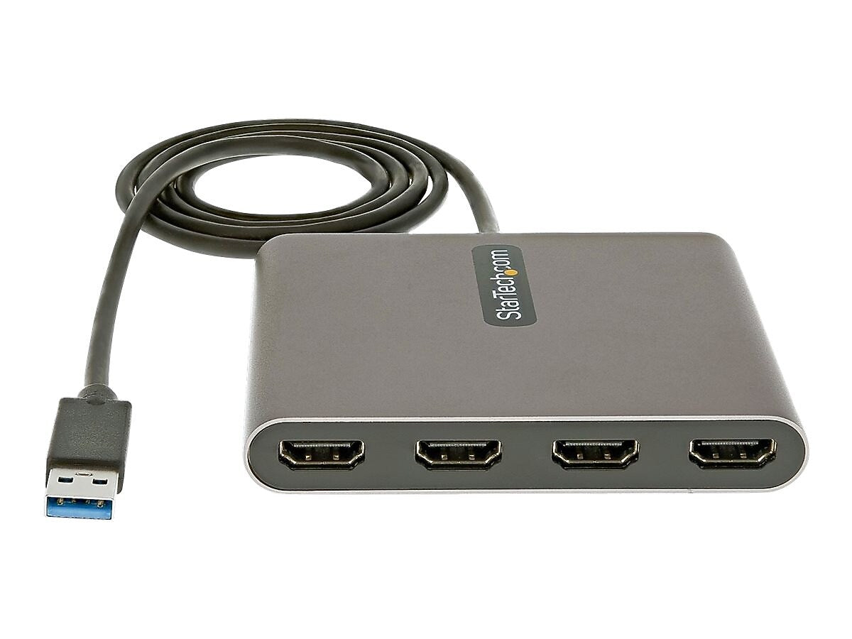 StarTech.com 3.3' USB A to HDMI Cable, Space Gray (USB32HD4)