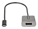 StarTech USB C to DisplayPort Adapter, 8K/4K 60Hz USB-C to DisplayPort 1.4 Adptr, DSC, USB Type-C to DP Vid Convtr, w/12" Cable