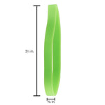 JAM Paper Multi-Purpose #64 Rubber Bands, 3.5" x .25", Non-Latex, Green, 100/Pack (33364RBGR)