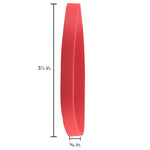 JAM Paper Multi-Purpose #64 Rubber Bands, 3.5" x .25", Non-Latex, Red, 100/Pack (33364RBRE)