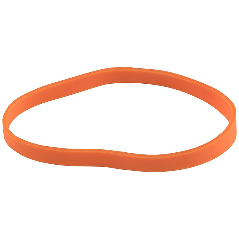 JAM Paper Multi-Purpose #64 Rubber Bands, 3.5" x .25", Non-Latex, Orange, 100/Pack (33364RBOR)