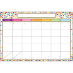 Ashley Productions Smart Poly Chart, Confetti Calendar, Pack of 6 (ASH91041-6)
