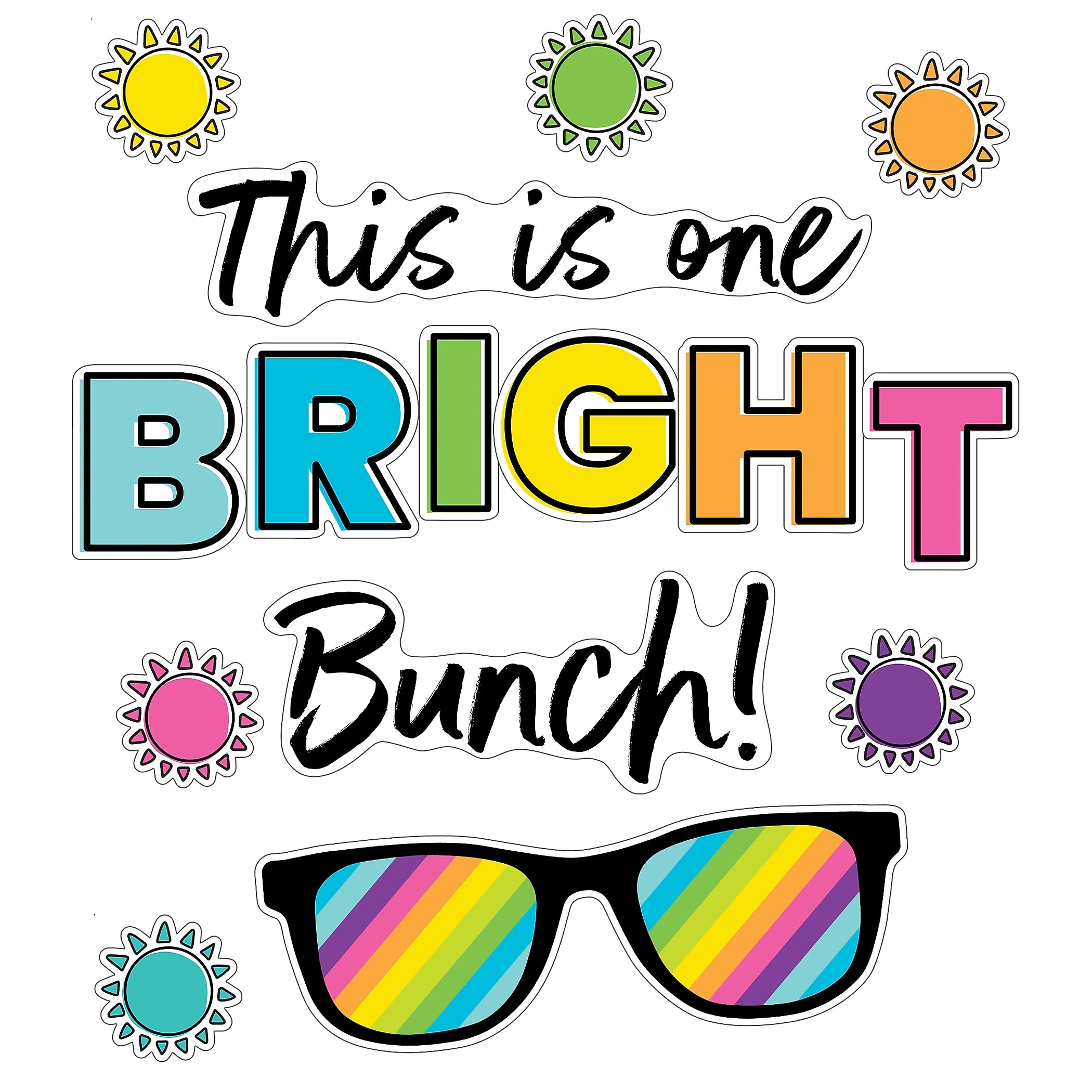 Carson Dellosa Education Kind Vibes This Is One Bright Bunch Bulletin Board Set (110525)
