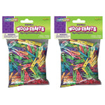 Creativity Street Mini Spring Clothespins, Bright Hues Assorted, 1", 250/Pack, 2 Packs (CK-367202-2)