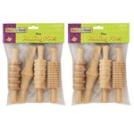 Creativity Street Wood Rolling Pin Set, 2/Bundle (CK-3748-2)