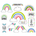 Creative Teaching Press Rainbow Doodles Doodly Rainbows Bulletin Board Set, 17/Set (CTP10425)