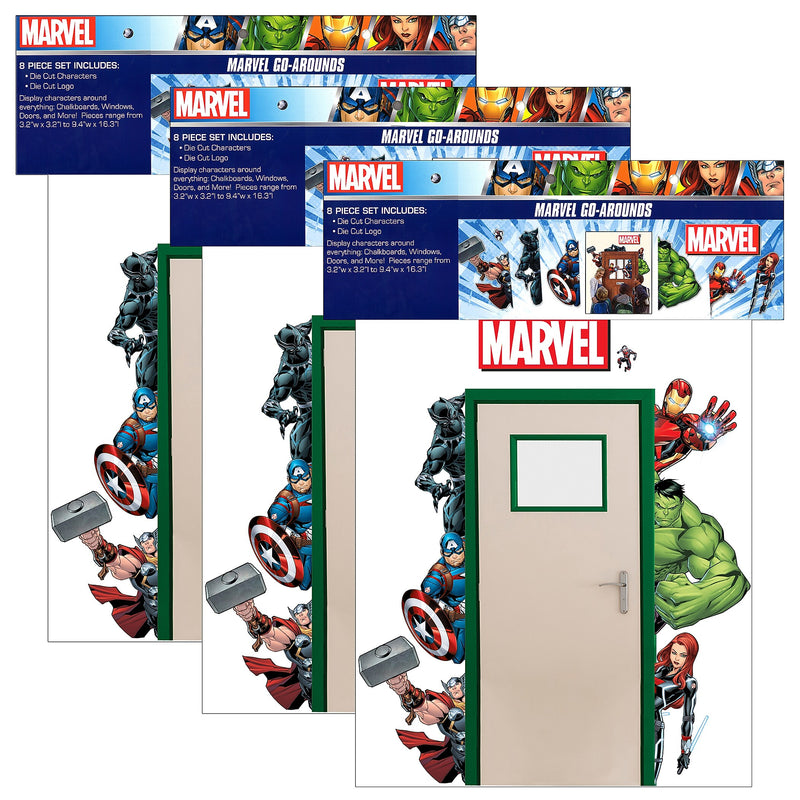 Eureka® Marvel Go-Arounds®, 8 Pieces Per Set, 3 Sets (EU-842661-3)