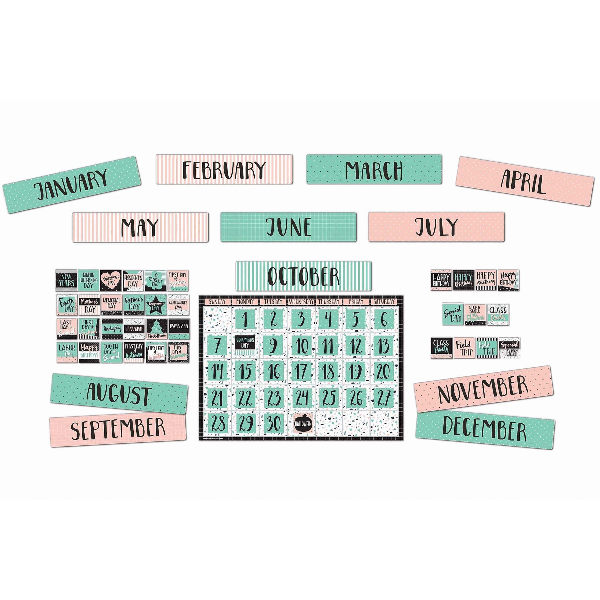 Eureka Simply Sassy Calendar Bulletin Board Set, 2 Sets (EU-847088-2)