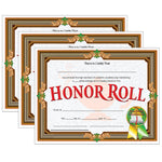 Hayes Publishing Honor Roll Certificate, 30 Per Pack, 3 Packs (H-VA612-3)