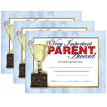 Hayes Publishing Very Important Parent Award, 8.5" x 11", 30/Pack, 3 Packs (H-VA641-3)