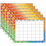 TREND Wipe-Off Calendar Chart, Pack of 6 (T-1170-6)