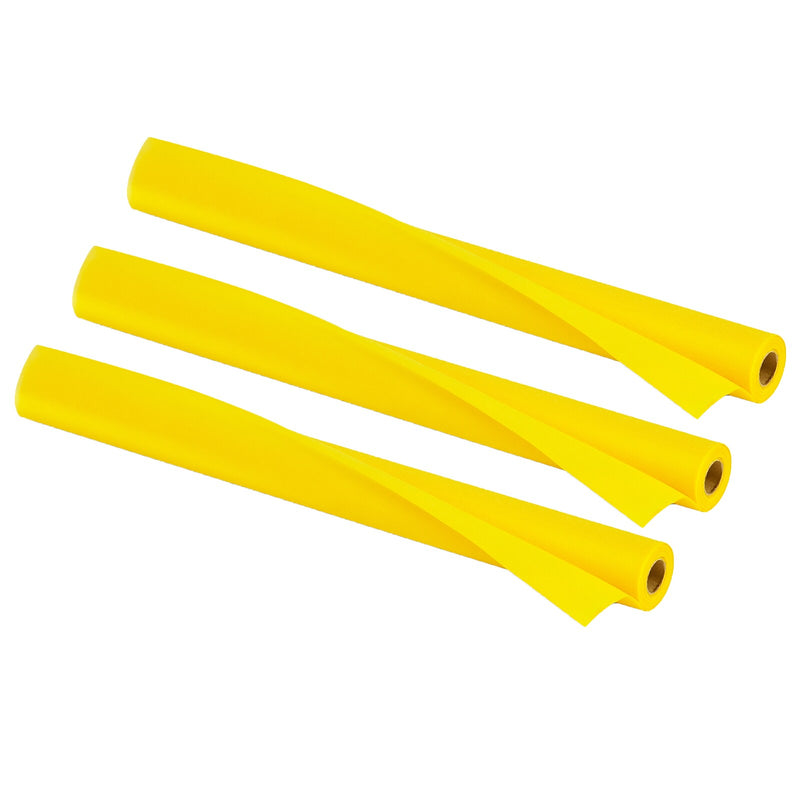 Smart-Fab Art & Decoration Fabric Roll, 24" x 18', Yellow, 3 Rolls (SMF1U382401870-3)