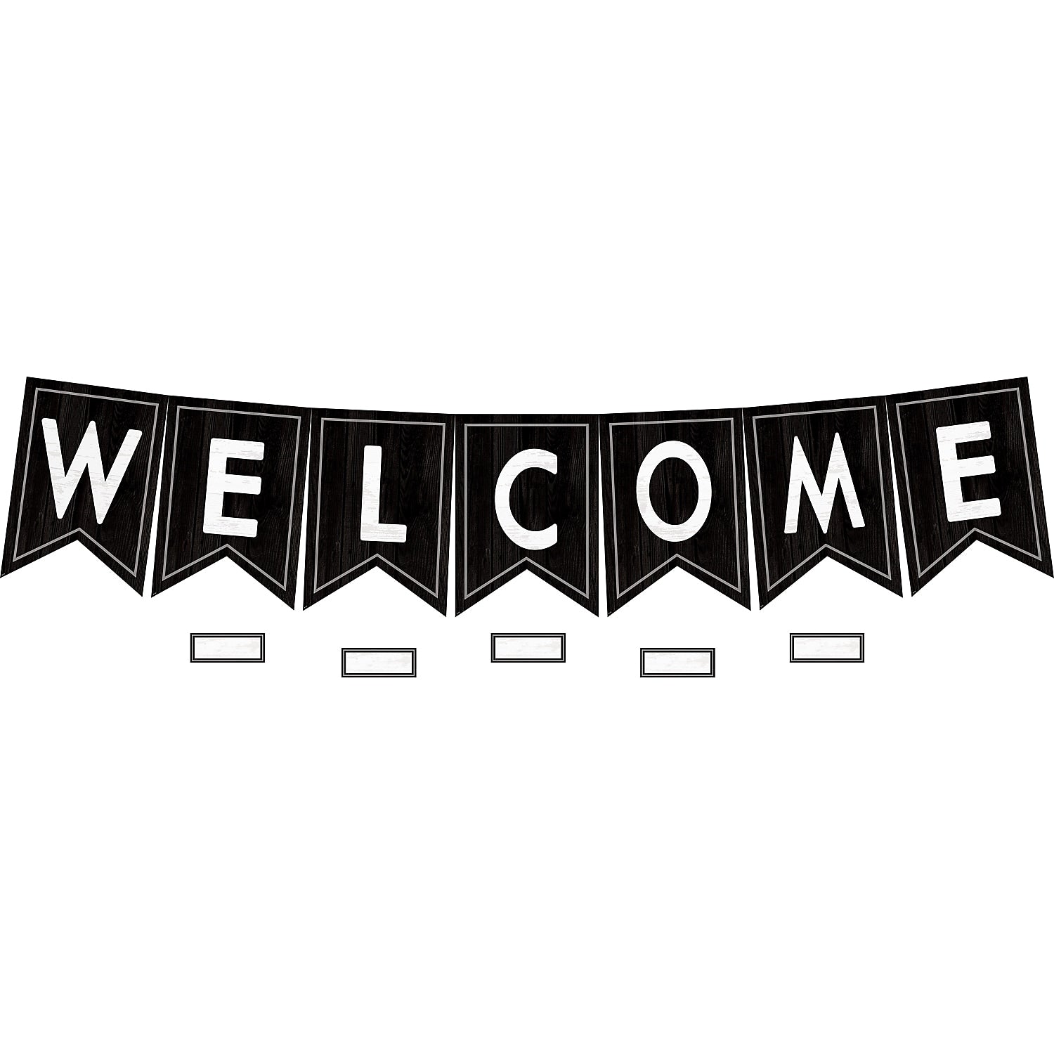 Teacher Created Resources® Modern Farmhouse Pennants Welcome Bulletin Board Set (TCR8506)