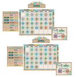 Teacher Created Resources Rustic Bloom Calendar Bulletin Board Set, 2 Sets (TCR8593-2)