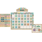 Teacher Created Resources Rustic Bloom Calendar Bulletin Board Set, 2 Sets (TCR8593-2)