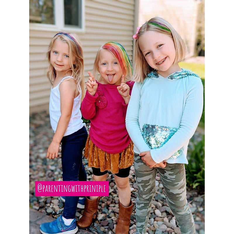 The Pencil Grip Hair Coloring Chalk, 6 Colors Per Pack, 2 Packs (TPG682-2)