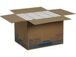 Pacific Blue Basic AccuWipe Fiber/Bagasse Cleaning Wipers, 7.9" x 4.5", White, 280 Wipers/Box, 60/Carton (29712CT)