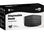 WeCare 3-ply Disposable Face Mask, Adult, Midnight Black, 50/Box (WMN100119)
