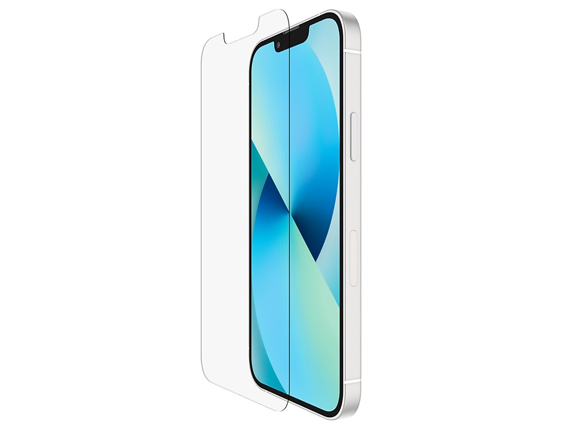 Belkin SCREENFORCE Tempered Glass Screen Protector for iPhone 13/13 Pro (OVA069ZZ)